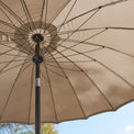Geisha 2.5m Taupe Patio Umbrella