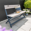 Galaxy Blue FSC Wooden Garden Folding Bench