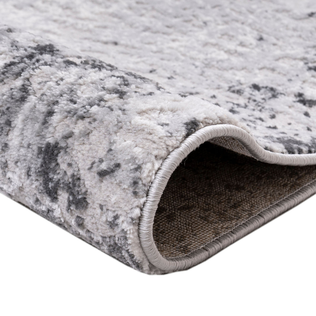 Safi Metallic Grey Rug 