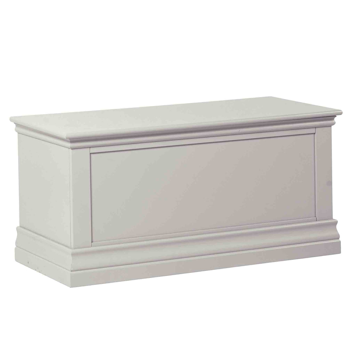 Melrose Cotton White Blanket Box from Roseland Furniture