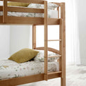 close up of ladder on the Liberty Pine Detachable Bunk Bed