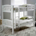 lifestyle image of the Liberty White Detachable Bunk Beds