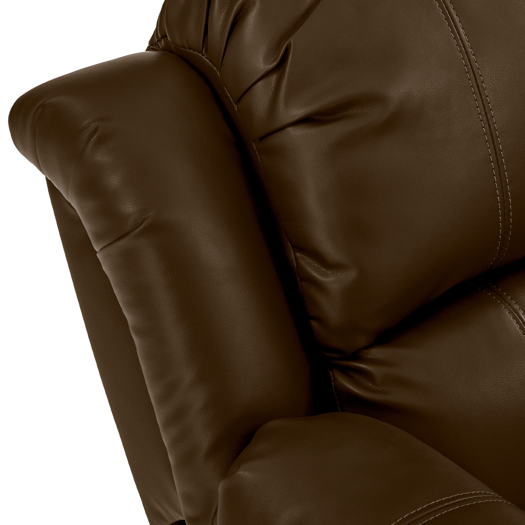 Anton bonded leather shop reclining leather armchair