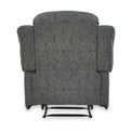 Anton Charcoal Zonica Leather Reclining Armchair