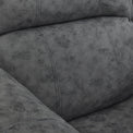Anton Charcoal Zonica Leather Reclining Armchair