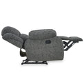 Anton Charcoal Zonica Leather Reclining Armchair