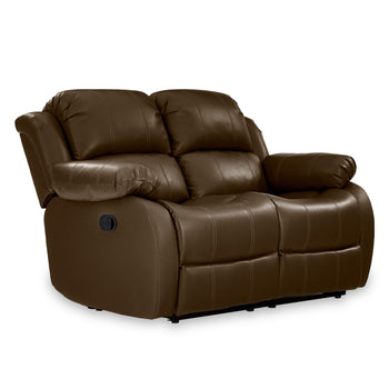 Anton Leather Reclining 2 Seater Sofa