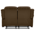 Anton Brown Leather Reclining 2 Seater Sofa