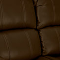 Anton Brown Leather Reclining 2 Seater Sofa