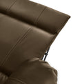 Anton Brown Leather Reclining 2 Seater Sofa