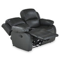 Anton Grey Leather Reclining 2 Seater Sofa