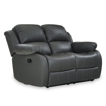 Anton Leather Reclining 2 Seater Sofa