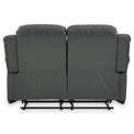 Anton Grey Leather Reclining 2 Seater Sofa
