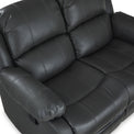Anton Grey Leather Reclining 2 Seater Sofa