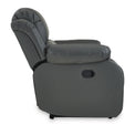 Anton Grey Leather Reclining 2 Seater Sofa