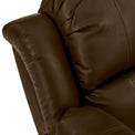 Anton Brown Leather Reclining 3 Seater Sofa