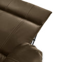 Anton Brown Leather Reclining 3 Seater Sofa