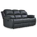 Anton Grey Leather Reclining 3 Seater Sofa from Roseland Furniture