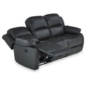 Anton Grey Leather Reclining 3 Seater Sofa