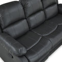 Anton Grey Leather Reclining 3 Seater Sofa
