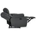 Anton Grey Leather Reclining 3 Seater Sofa