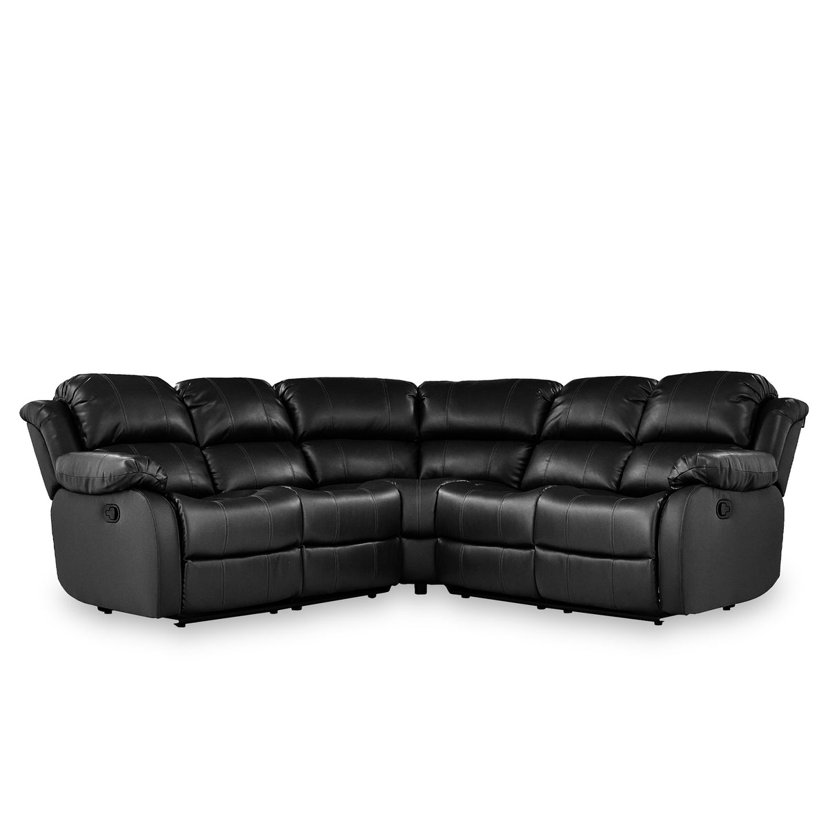 Anton Leather Reclining Corner Sofa