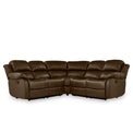 Anton Leather Reclining Corner Sofa