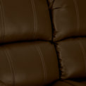 Anton Brown Leather Reclining Corner Sofa
