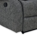Anton Charcoal Zonica Leather Reclining Corner Sofa