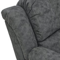 Anton Charcoal Zonica Leather Reclining Corner Sofa
