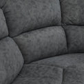 Anton Charcoal Zonica Leather Reclining Corner Sofa