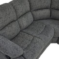 Anton Charcoal Zonica Leather Reclining Corner Sofa