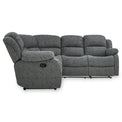 Anton Charcoal Zonica Leather Reclining Corner Sofa