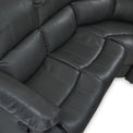 Anton Grey Leather Reclining Corner Sofa