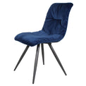 Blue Addison Velvet Chair from Roseland Furniture