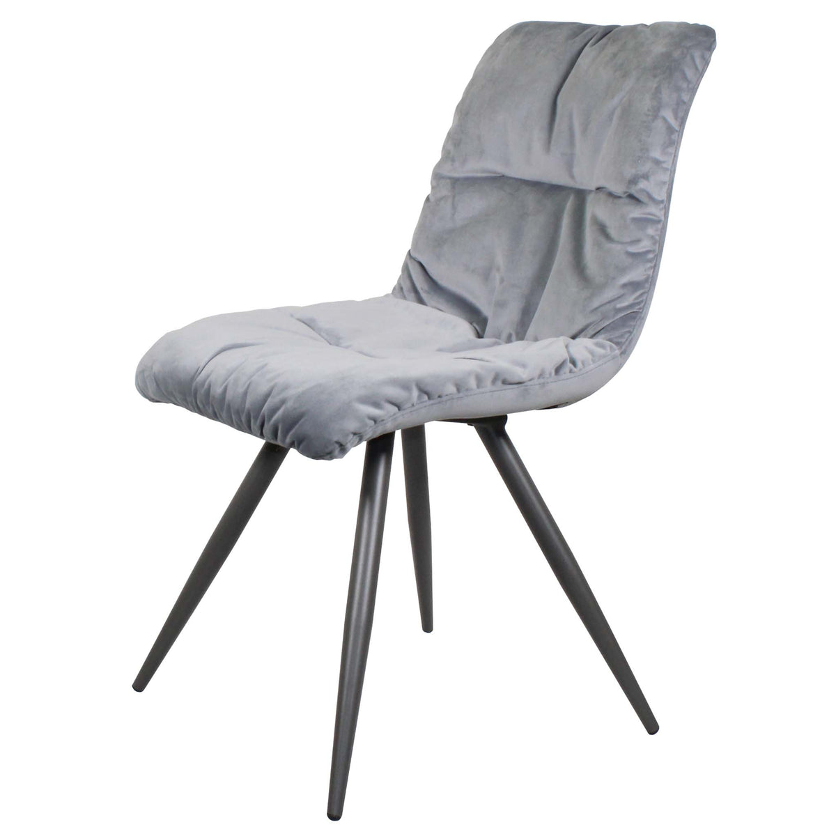 Light Grey Addison Velvet Chair from Roseland Furniture