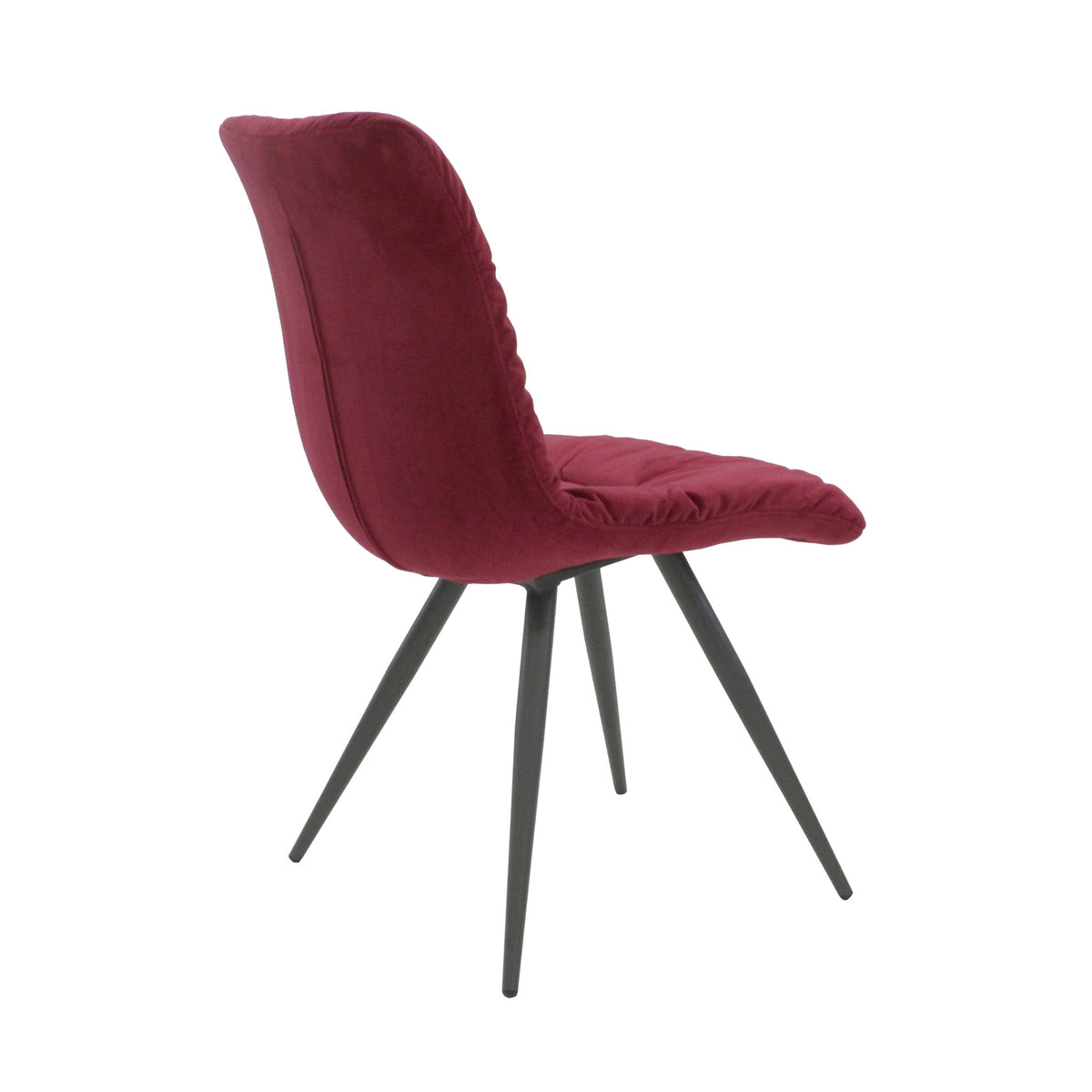 Addison Red Velvet Upholstered Dining Chair