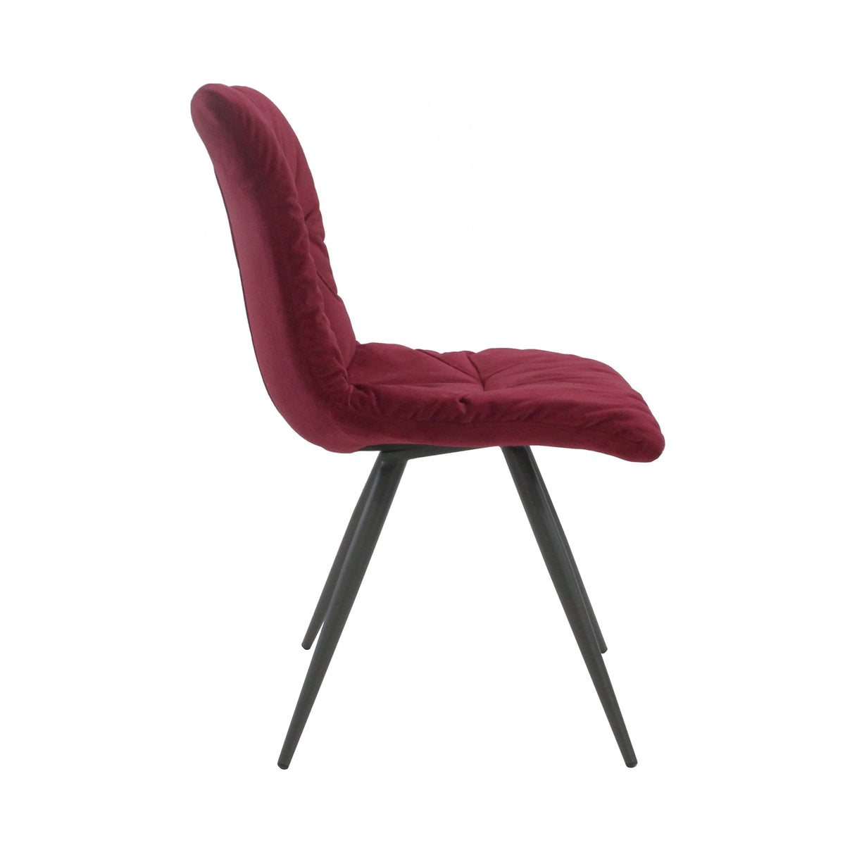 Addison Red Velvet Upholstered Dining Chair
