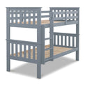 Carlson Grey Detachable Single Bunk Beds from Roseland Furniture