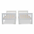 Pair of 3ft beds from the Carlson White Single Bunk Beds