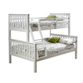 Carlson White Triple Sleeper Bunk Bed from Roseland Furniture