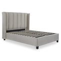 Mia Stone Velvet 4ft6 Double Ottoman Bed Frame from Roseland