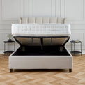 Mia Stone Velvet 4ft6 Double Ottoman Bed Frame from Roseland