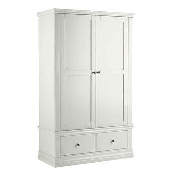 Melrose White Double Wardrobe