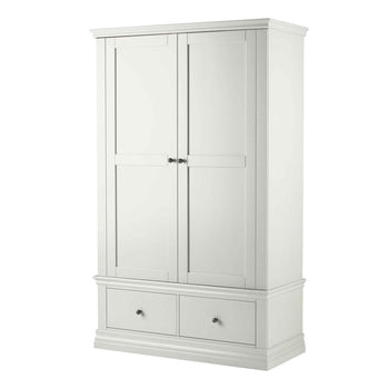 Melrose White Double Wardrobe
