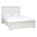 Melrose White 4ft6 Double Bed Frame from Roseland Furniture