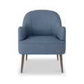 Todd Colbolt Blue Statement Chair for Living Room or Bedroom