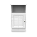 Kinsley White Gloss 3 Piece Bedroom Set from Roseland