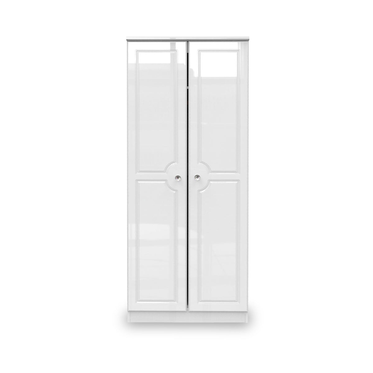 Kinsley White Gloss 3 Piece Bedroom Set from Roseland