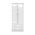 RFBAL061WG Kinsley White Gloss 2 Door 2 Drawer Wardrobe from Roseland
